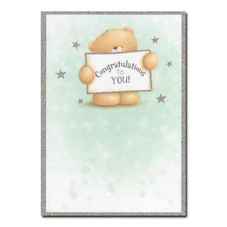 Congratulations to You Forever Friends Card